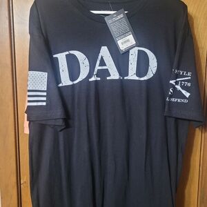 Grunt Style Black 'DAD' Short Sleeve Tee